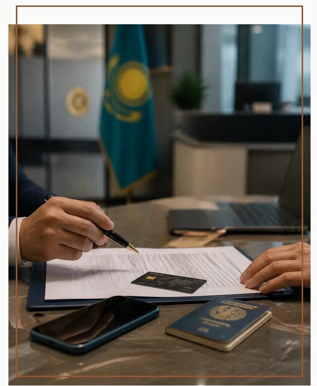Открытие счета и банковской карты в Казахстане в Новокубанске